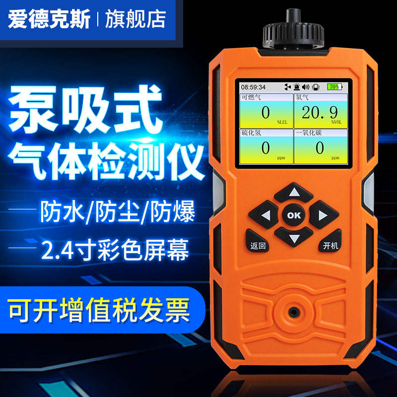 泵吸式气体检测仪